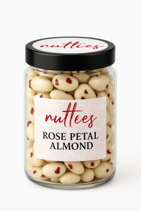 Rose Petal Almonds (200g)